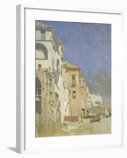 Pepinella Palace in Amalfi, Pietro Scoppetta-null-Framed Giclee Print