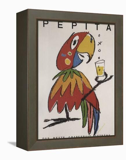 Pepita the Parrot-Vintage Apple Collection-Framed Premier Image Canvas