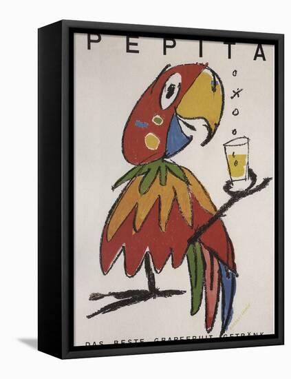 Pepita the Parrot-Vintage Apple Collection-Framed Premier Image Canvas