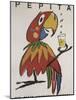 Pepita the Parrot-Vintage Apple Collection-Mounted Giclee Print