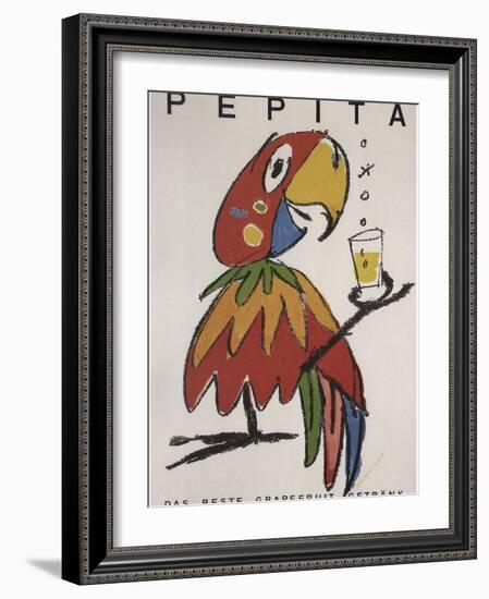 Pepita the Parrot-Vintage Apple Collection-Framed Giclee Print