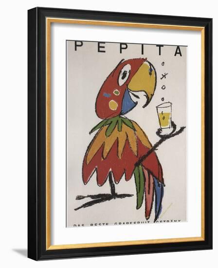 Pepita the Parrot-Vintage Apple Collection-Framed Giclee Print