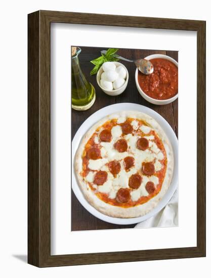 Pepperoni Pizza-Nico Tondini-Framed Photographic Print