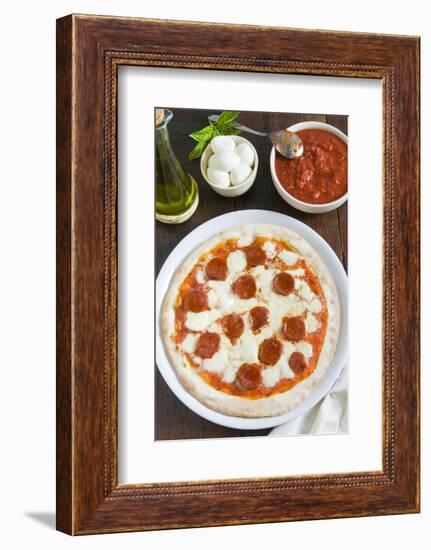 Pepperoni Pizza-Nico Tondini-Framed Photographic Print