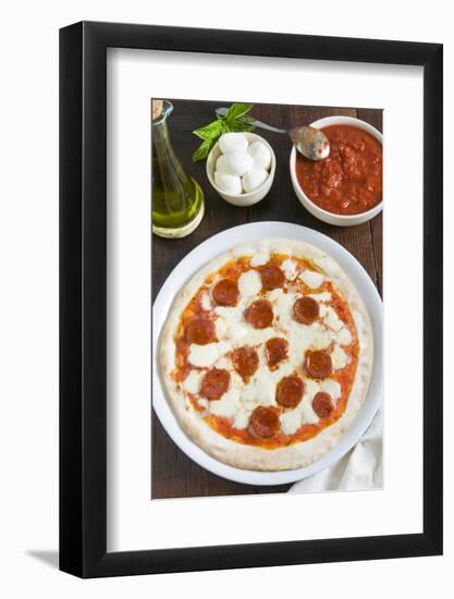 Pepperoni Pizza-Nico Tondini-Framed Photographic Print