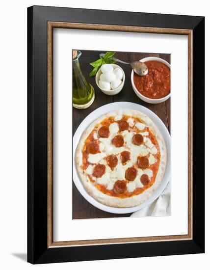 Pepperoni Pizza-Nico Tondini-Framed Photographic Print