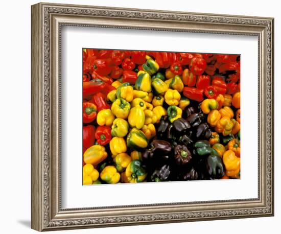 Peppers, Ferry Building Farmer's Market, San Francisco, California, USA-Inger Hogstrom-Framed Photographic Print