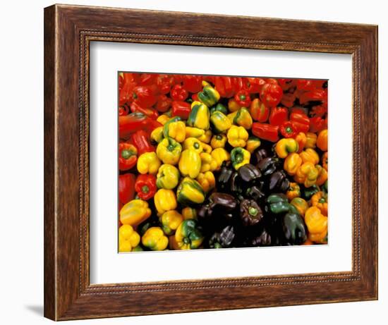 Peppers, Ferry Building Farmer's Market, San Francisco, California, USA-Inger Hogstrom-Framed Photographic Print