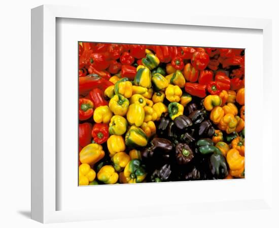 Peppers, Ferry Building Farmer's Market, San Francisco, California, USA-Inger Hogstrom-Framed Photographic Print