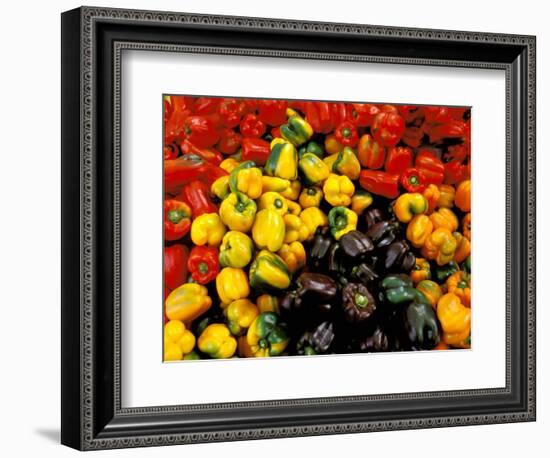 Peppers, Ferry Building Farmer's Market, San Francisco, California, USA-Inger Hogstrom-Framed Photographic Print