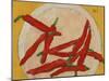 Peppers on a Plate III-Samuel Dixon-Mounted Art Print