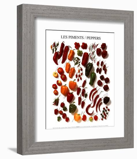 Peppers-null-Framed Art Print