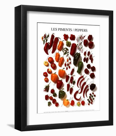 Peppers-null-Framed Art Print