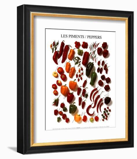 Peppers-null-Framed Art Print