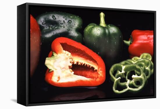 Peppers-Victor De Schwanberg-Framed Premier Image Canvas