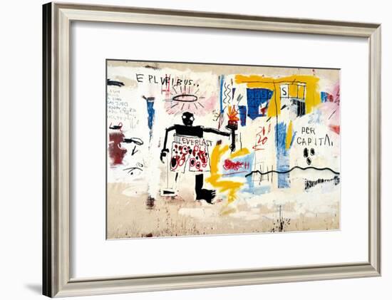 Per Capita, 1981-Jean-Michel Basquiat-Framed Giclee Print