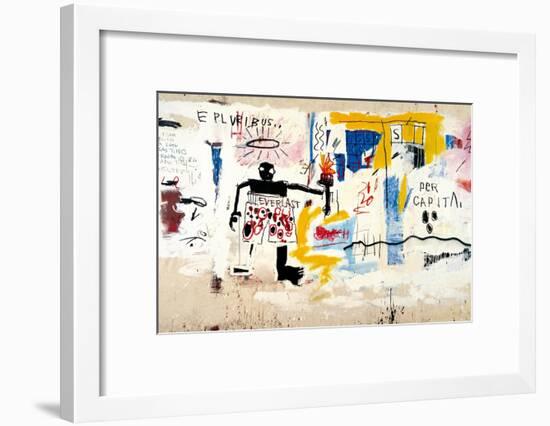 Per Capita, 1981-Jean-Michel Basquiat-Framed Giclee Print