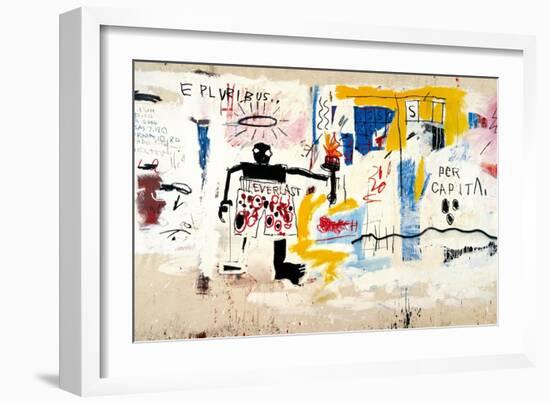 Per Capita, 1981-Jean-Michel Basquiat-Framed Giclee Print