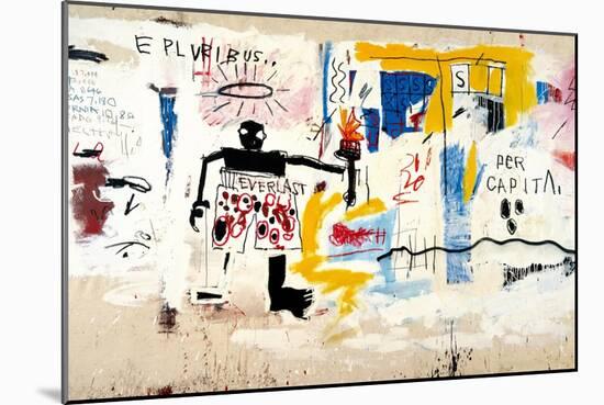 Per Capita, 1981-Jean-Michel Basquiat-Mounted Giclee Print