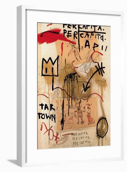 Per Capita, 1982-Jean-Michel Basquiat-Framed Giclee Print