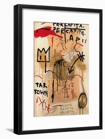 Per Capita, 1982-Jean-Michel Basquiat-Framed Giclee Print