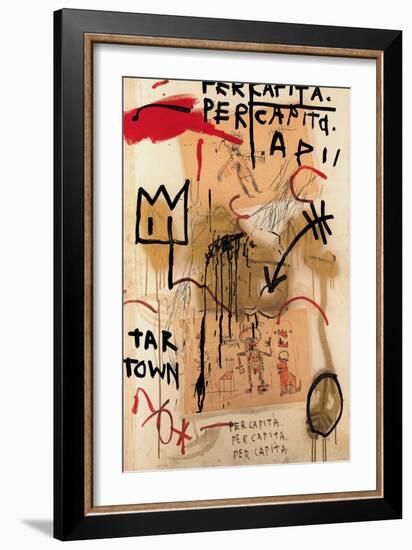 Per Capita, 1982-Jean-Michel Basquiat-Framed Giclee Print