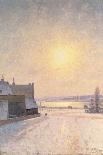 Sun and Snow, Scene from Stockholm-Per Ekstrom-Giclee Print