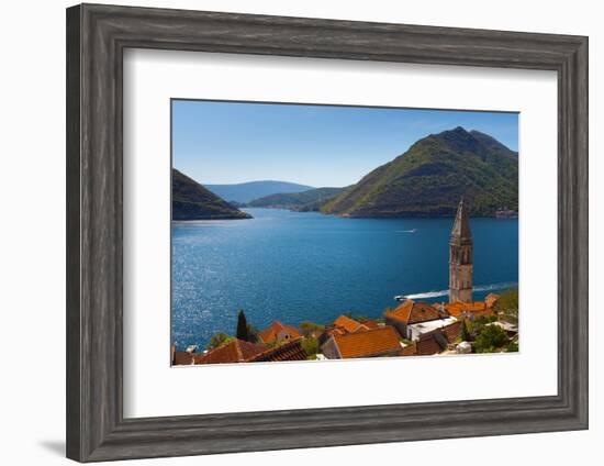 Perast, Bay of Kotor, UNESCO World Heritage Site, Montenegro, Europe-Alan Copson-Framed Photographic Print