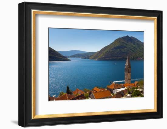 Perast, Bay of Kotor, UNESCO World Heritage Site, Montenegro, Europe-Alan Copson-Framed Photographic Print