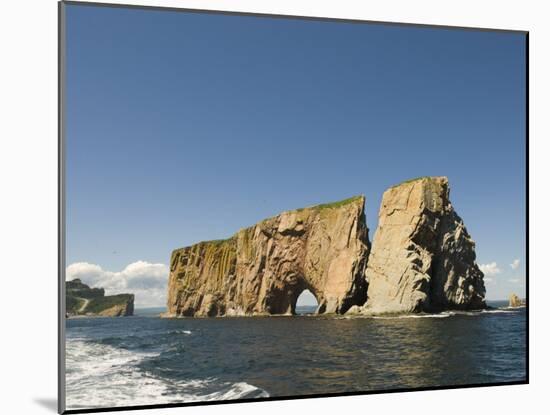 Perce Rock, Gaspe Peninsula, Province of Quebec, Canada, North America-Snell Michael-Mounted Photographic Print