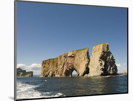 Perce Rock, Gaspe Peninsula, Province of Quebec, Canada, North America-Snell Michael-Mounted Photographic Print