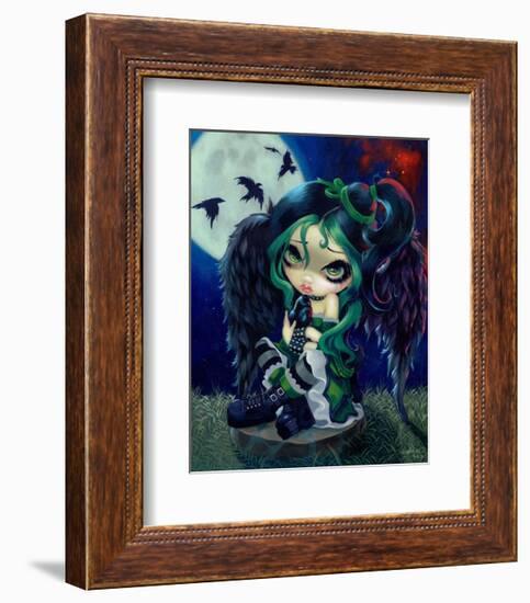 Perched and Sat and Nothing More-Jasmine Becket-Griffith-Framed Art Print