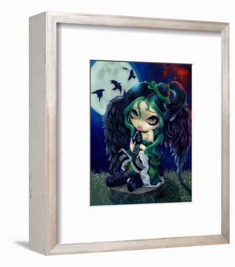 Perched and Sat and Nothing More-Jasmine Becket-Griffith-Framed Art Print