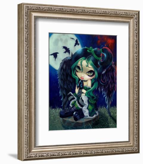 Perched and Sat and Nothing More-Jasmine Becket-Griffith-Framed Art Print