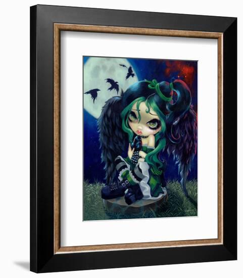 Perched and Sat and Nothing More-Jasmine Becket-Griffith-Framed Art Print