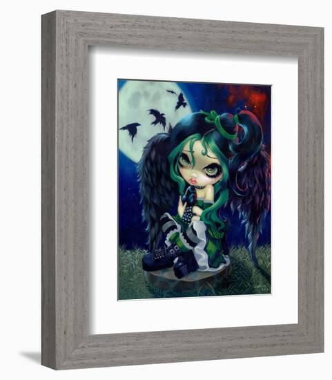 Perched and Sat and Nothing More-Jasmine Becket-Griffith-Framed Art Print