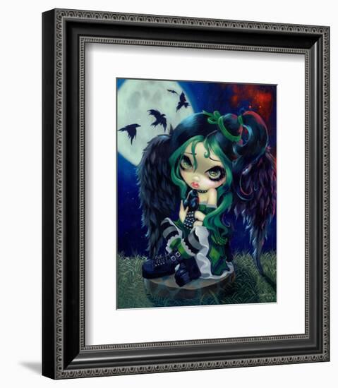 Perched and Sat and Nothing More-Jasmine Becket-Griffith-Framed Art Print