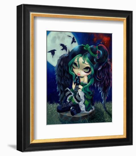 Perched and Sat and Nothing More-Jasmine Becket-Griffith-Framed Art Print