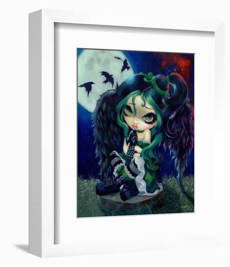 Perched and Sat and Nothing More-Jasmine Becket-Griffith-Framed Art Print