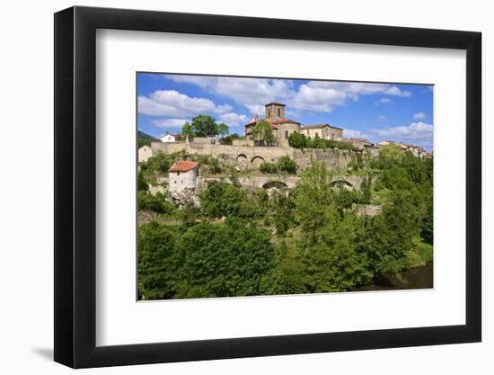 Perched Medieval Village, Haute Loire-Guy Thouvenin-Framed Photographic Print