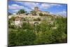 Perched Medieval Village, Haute Loire-Guy Thouvenin-Mounted Photographic Print