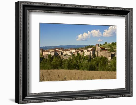 Perched Medieval Village, Haute Loire-Guy Thouvenin-Framed Photographic Print