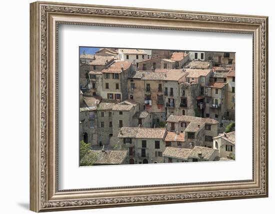 Perched medieval village of Peille, Alpes-Maritimes, Cote d'Azur, French Riviera, Provence, France,-Wendy Connett-Framed Photographic Print