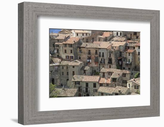 Perched medieval village of Peille, Alpes-Maritimes, Cote d'Azur, French Riviera, Provence, France,-Wendy Connett-Framed Photographic Print