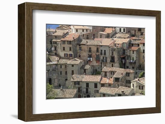 Perched medieval village of Peille, Alpes-Maritimes, Cote d'Azur, French Riviera, Provence, France,-Wendy Connett-Framed Photographic Print