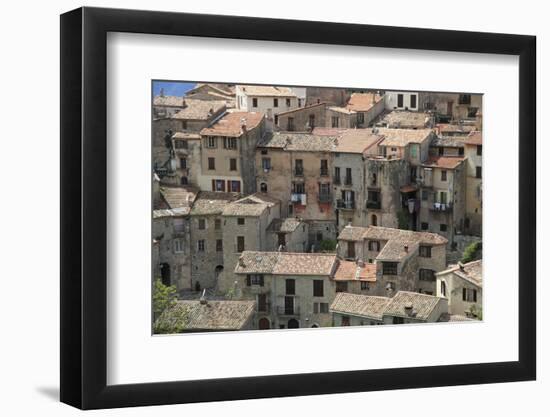 Perched medieval village of Peille, Alpes-Maritimes, Cote d'Azur, French Riviera, Provence, France,-Wendy Connett-Framed Photographic Print