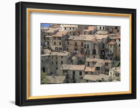 Perched medieval village of Peille, Alpes-Maritimes, Cote d'Azur, French Riviera, Provence, France,-Wendy Connett-Framed Photographic Print