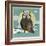 Perched Owl-Anna Polanski-Framed Art Print