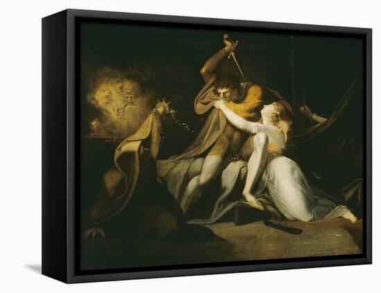 Percival Delivering Belisane from the Enchantment of Urma-Henry Fuseli-Framed Premier Image Canvas