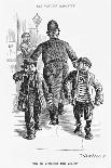 Jolly Plump Police Constable and His Tearful Prisoners-Percy Bradshaw-Art Print